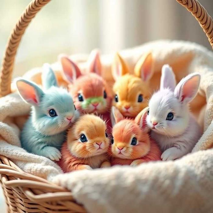 Coelhos anoes fofinhos