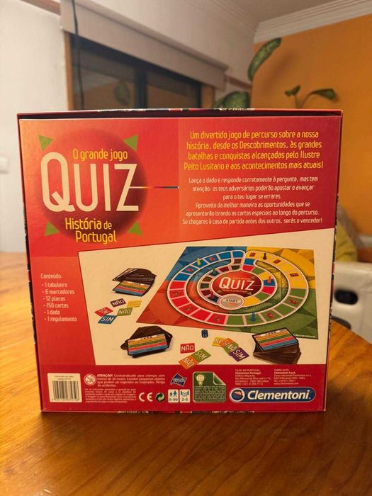 Jogo Tabuleiro - O Grande Quiz História de Portugal
