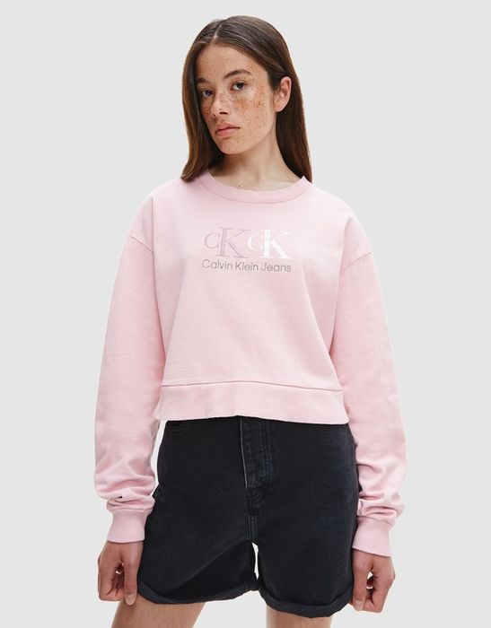 Bluza Calvin Klein Broadway Pink oversize S-L