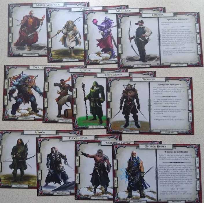 90 kart poszukiwczy do gry Talisman
