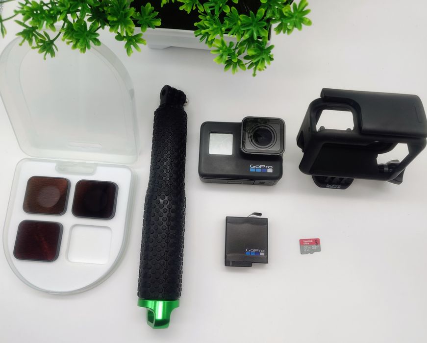 GoPro 6 Black + комплект гоу про єкшн камера фото відео зйомка в 4K