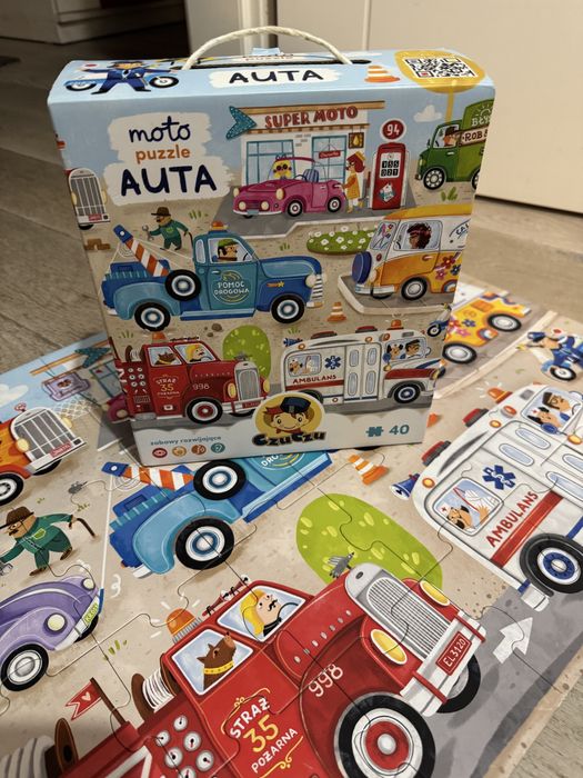 Puzzle Czuczu moto auta 40 elementow