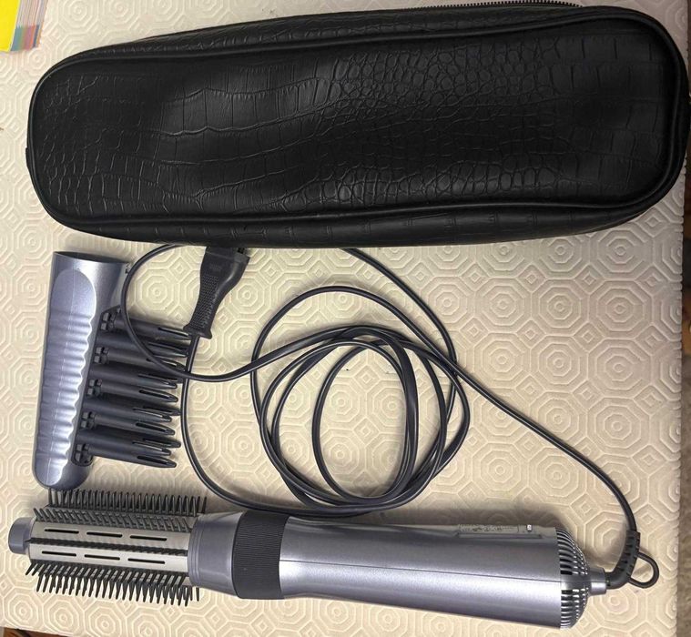 Secador de cabelo Braun Volume & Style + acessórios + estojo