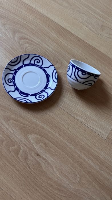 Serviço cafe porcelana SPAL - edição ESPIRAL