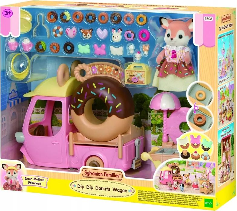 SYLVANIAN FAMILIES AUTO SKLEPIK Z PĄCZKAMI FIGURKA AKCESORIA 5808. Sylvanian Families