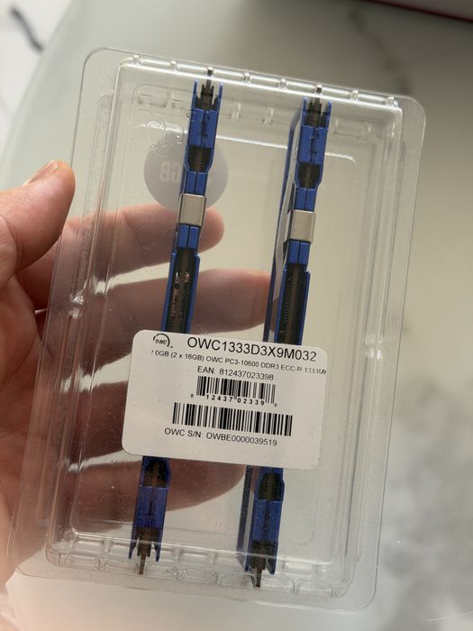 Zestaw pamięci RAM 32 GB (2x16 GB) DDR3 PC3-10600 ECC-R 1333 Mhz Mac P