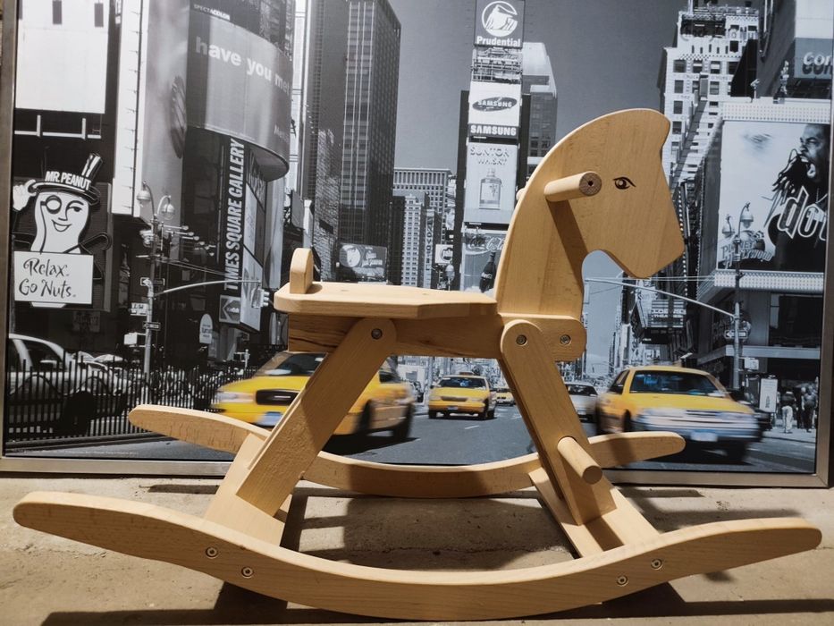 Playtive Konik na biegunach drewniany