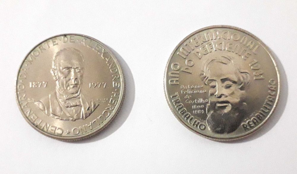 6 Moedas de 25 Escudos Comemorativas
