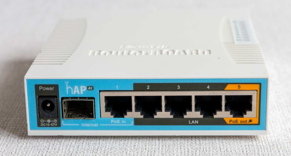 MikroTik hAP ac RB962UiGS-5HacT2HnT-US Wi-Fi AC1750 5xGigabit SFP USB