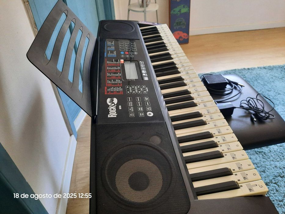 RockJam RJ761 Touch Display Teclado Elétrico Piano