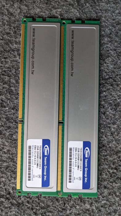 Модуль пам'яті Team DDR3 2Gb 1333 MHz (2Gb 1333 MHz)-ціна за 2 шт.