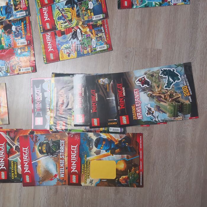 Lego ninjago gazetki ponad 40 sztuk