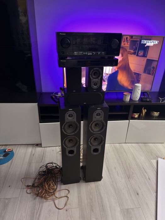 Zestaw kina domowego Pioneer + Jamo 5.0 + Blu-ray