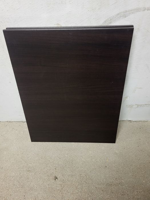 Półka Komplement, czarno-brązowa, 50x58 cm