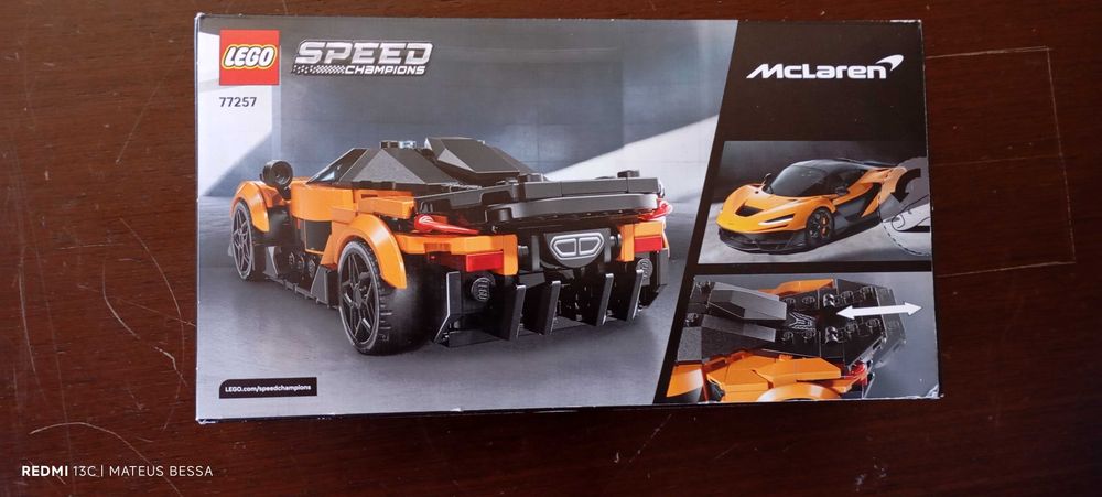 LEGO Speed Champions McLaren W1 77257 – 287 peças – Novo lacrado!