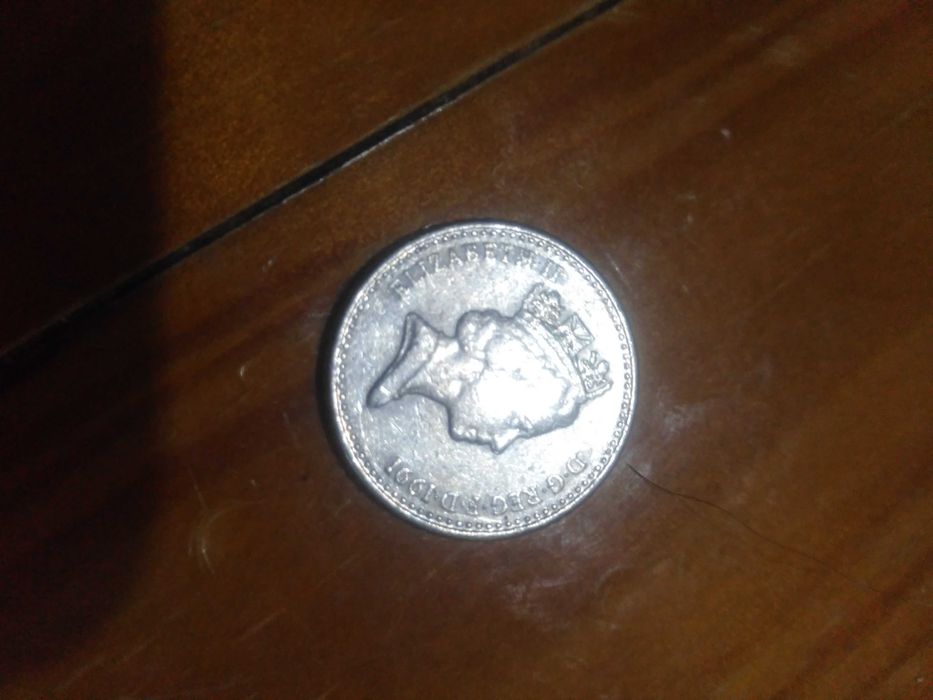Moeda de 5 Pence - 1991