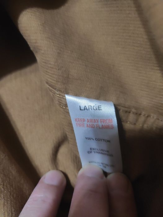 Чоловіча рубашка Easy L вельвет нова (сток)