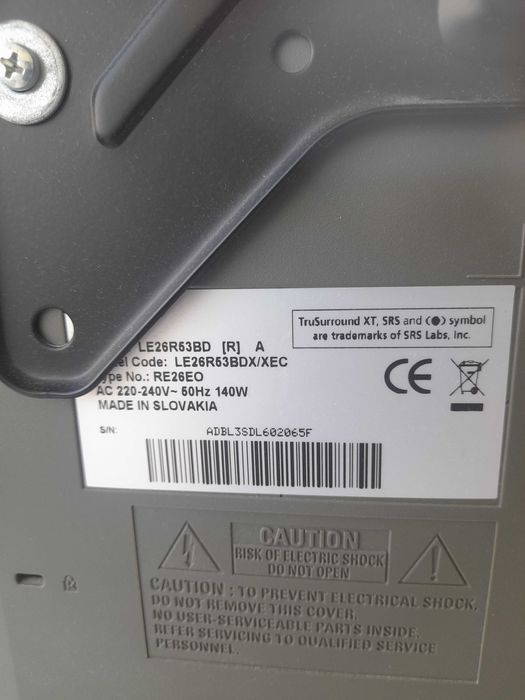 TV Samsung HD RE23EO 26”  Muito bom estado