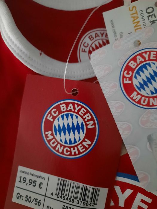 50-56 FC Bayern ubranko niemowlęce komplet