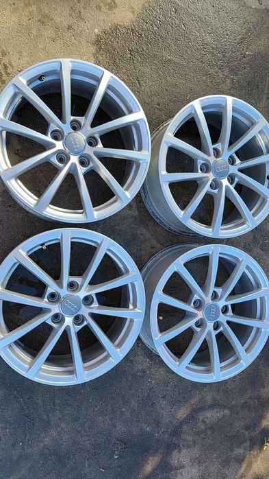 4szt Felgi Aluminiowe Audi 17cali 5x112 Komplet Plus Czujniki