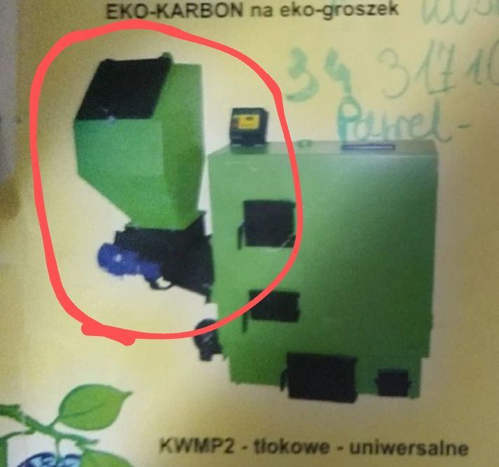 Podajnik dwutłokowy  z silnikiem  Kotrem