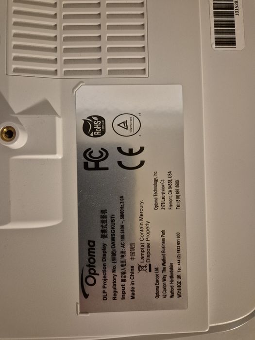 Projektor Optoma W319USTire