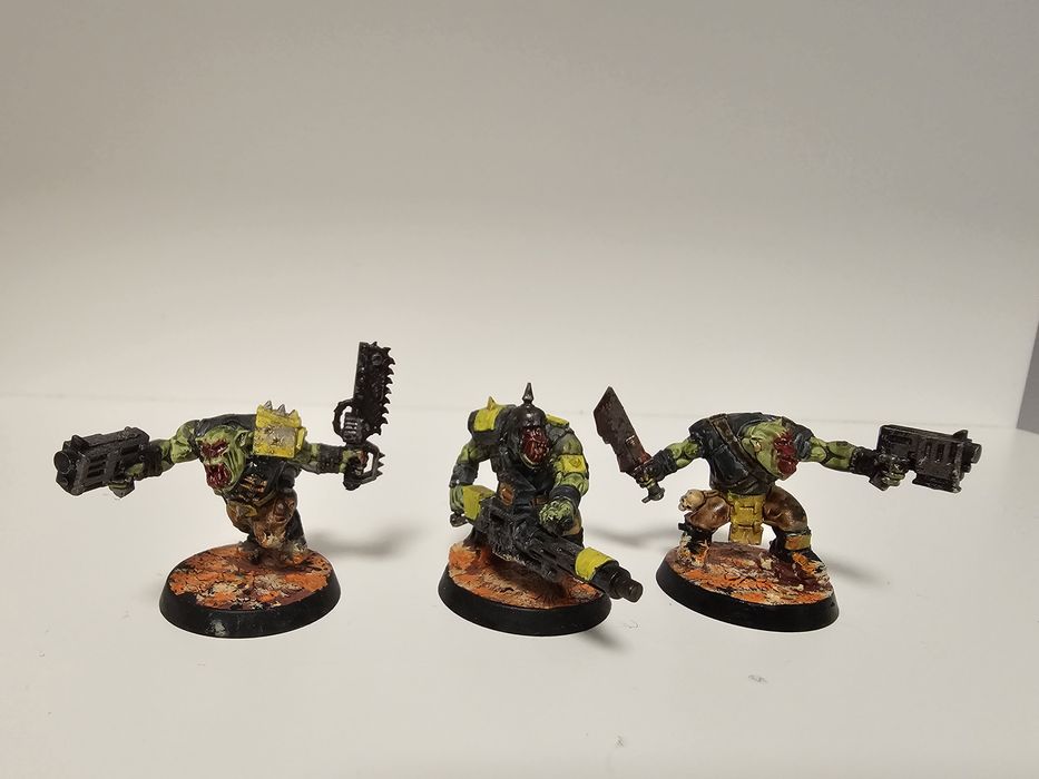 Ork Boyz Warhamer 40k (całkowicie pomalowani)