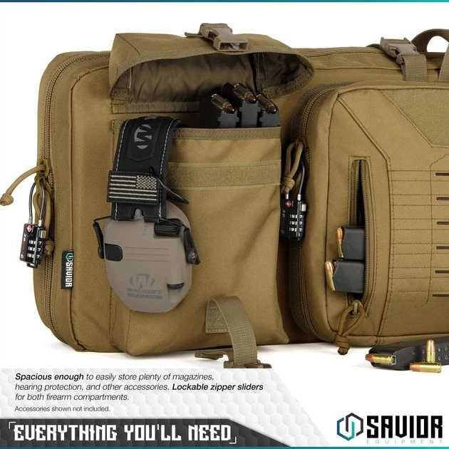 Подвійний чохол для зброї Savior Equipment Urban Warfare FDE 35",41"