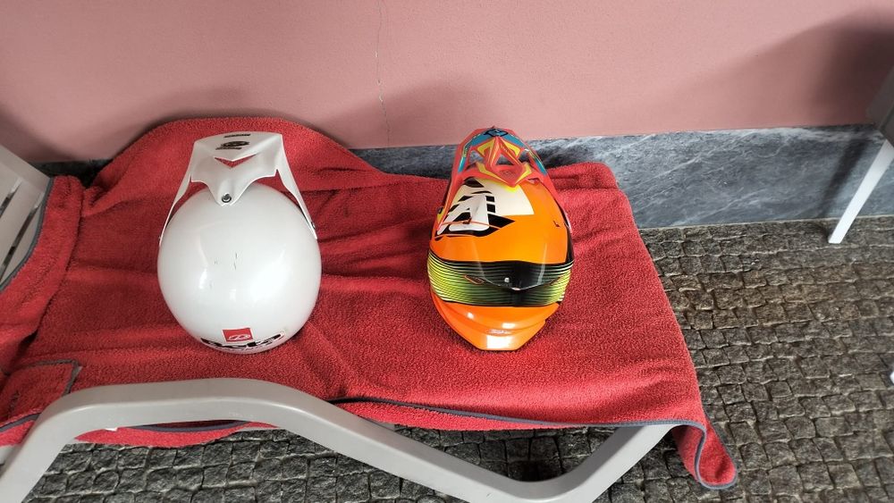 Capacete mota enduro
