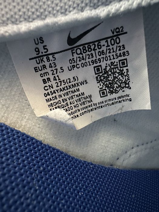 Кросівки чоловічі Nike Dunk Low Розмір 43, Оригінал 100%