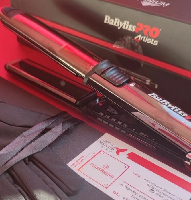 Вирівнювач плойка утюжок стайлер бебеліс для волосся BaByliss PRO Elip