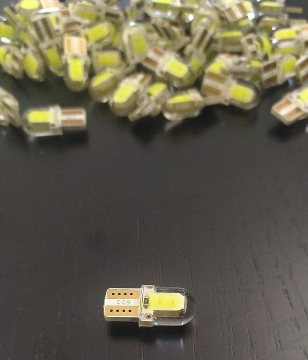 Leds T10 cob canbus