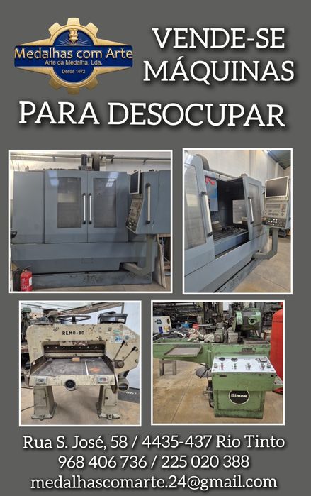 Máquina usadas para desocupar