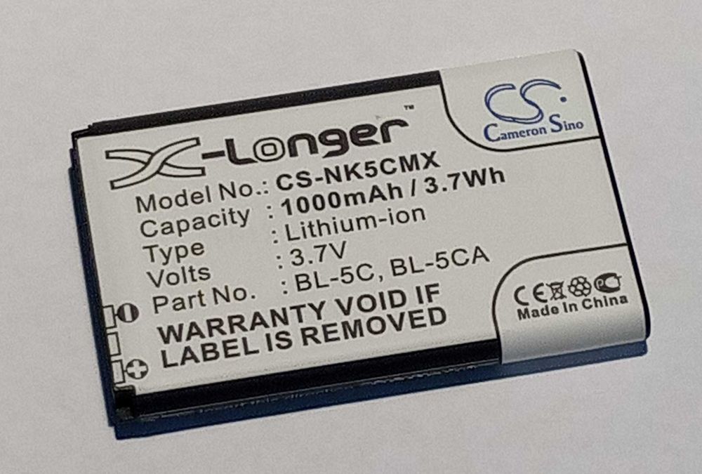 Bateria do Nokia Vodafone do nawigacji (GPS) Anycool CS-NK5CMX  BL-5C