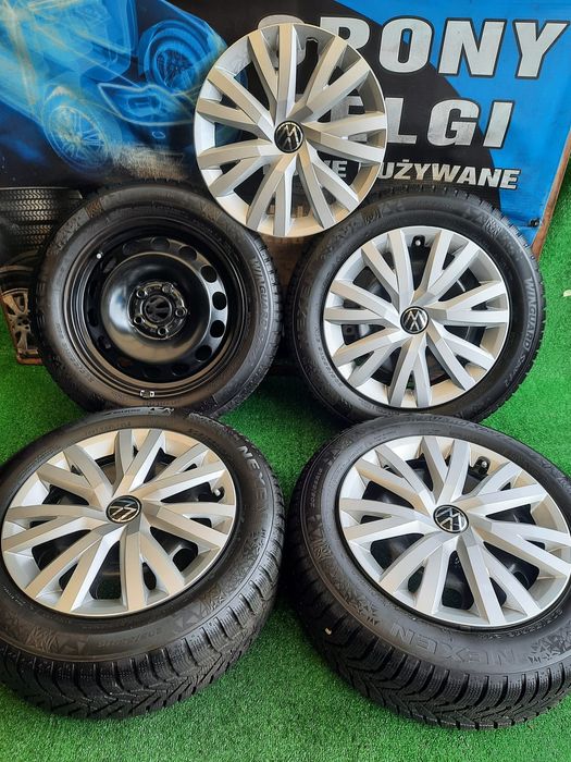 Koła zimowe 16 5×112 Vw Golf V VI VII VIII Caddy Turan Passat Beetle Jetta Orginał 205/55/16  Nowe