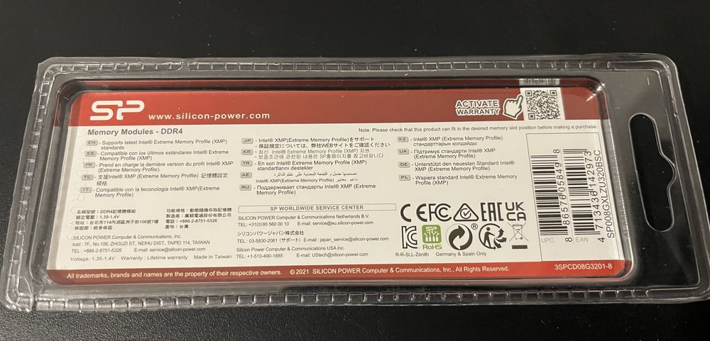 Pamięć RAM DDR4 3200 8GB Nowa gwarancja