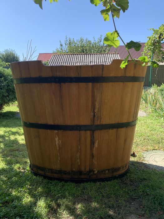 Купель, бочка дубова 138х85х112 для ДЕКОРУ