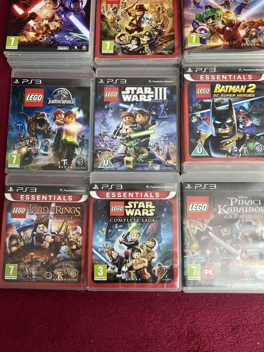Gry dla dzieci z serii Lego Rayman Ps3 sprzedam zamienie