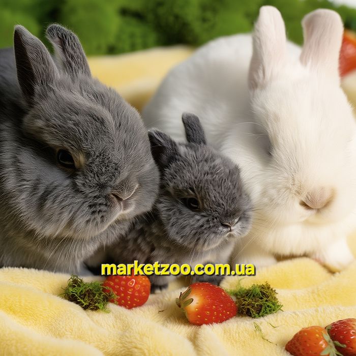 Карликові Карликовий Мініатюрний Нідерландський карликовые кролики бла