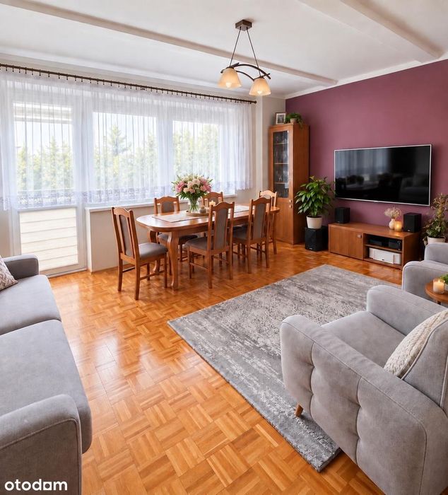 76,6 M² | 4 Pokoje | Balkon | Budynek Z Cegły | Zieleń