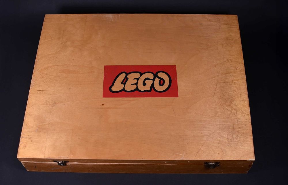 Pudełko Drewniane LEGO 1962 rok