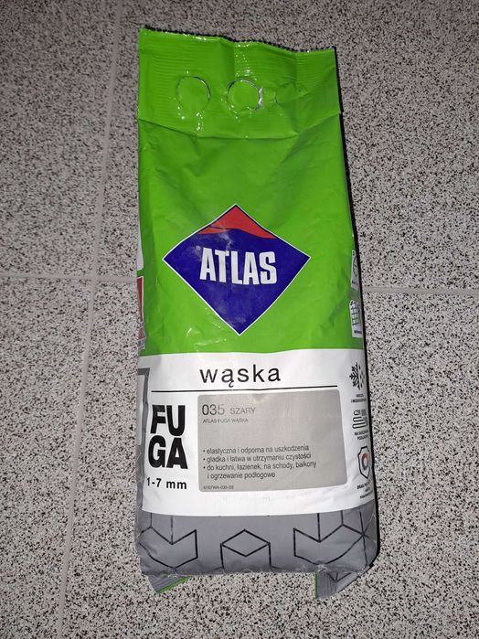 Fuga wąska Atlas 035 szara 2kg