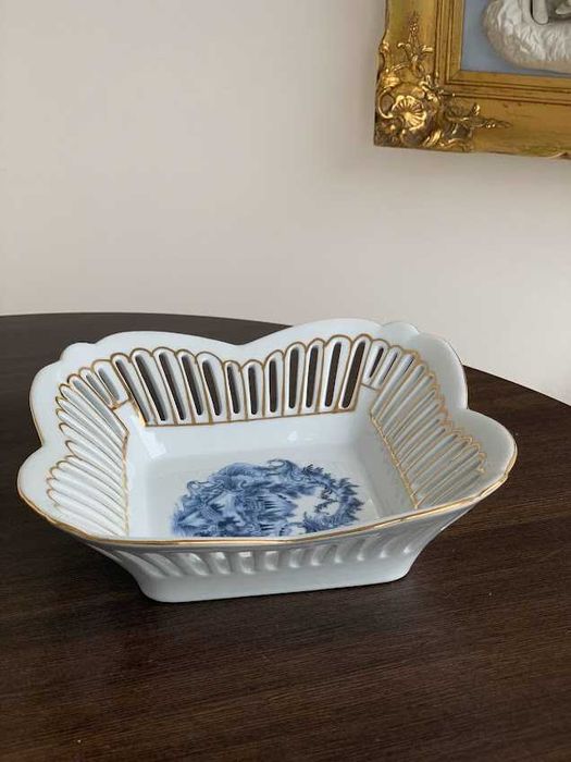 Италійська порцелянова ваза для фруктів та солодощів