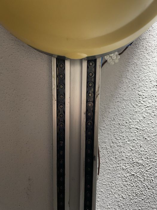 Motor e calha para portao garagem