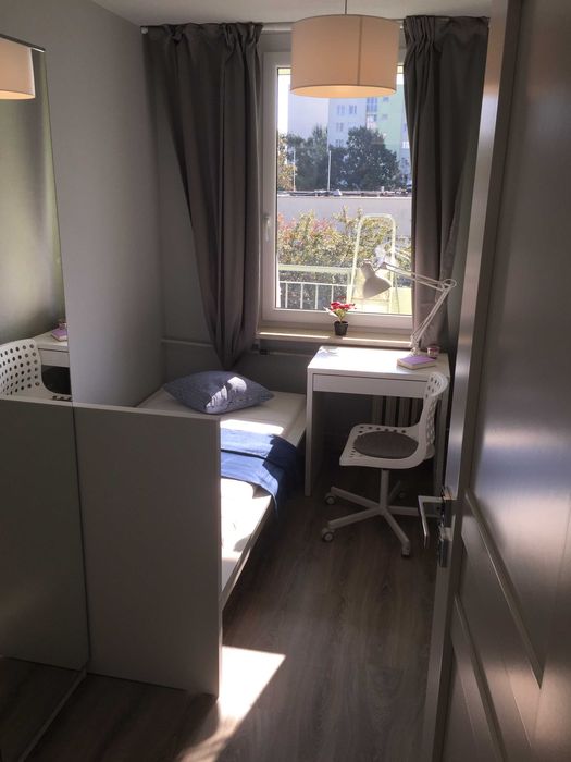 Pokoj dla mlodej osoby, 2 łazienki Metro Bezpośrednio Balkon NIŻSZA CENA VISTULA
