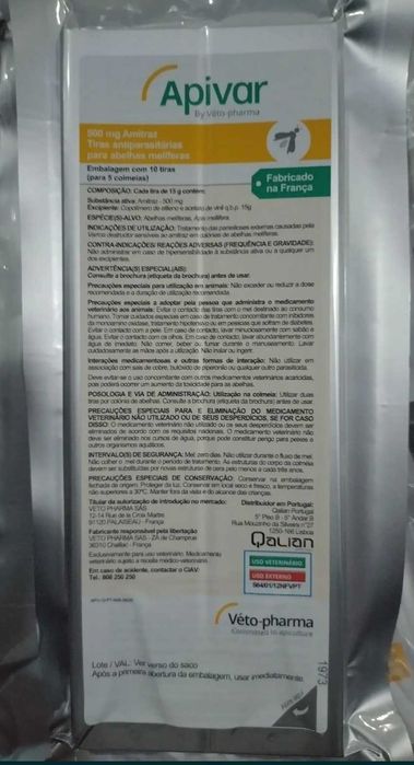 Tenho para venda Apivar