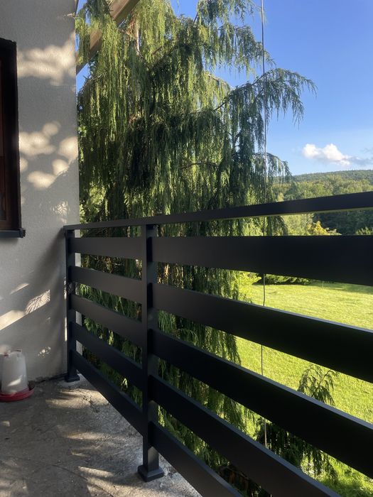 Balustrada balkonowa aluminiowa