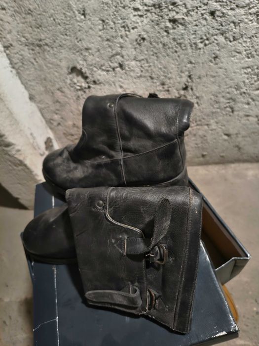 NOWE! Buty motocyklowe PRL (MO / ZOMO) – skóra naturalna