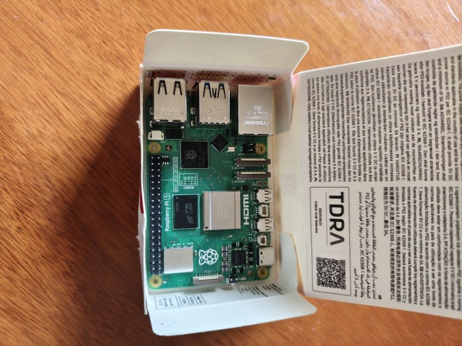 Raspberry pi 5 4Gb Novo