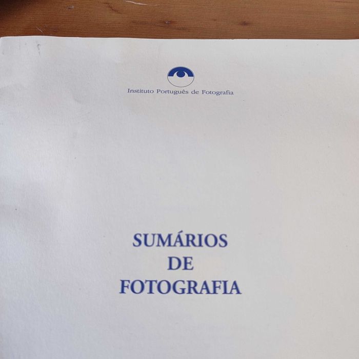Sumários de Fotografia (Instituto Português de Fotografia - Porto)